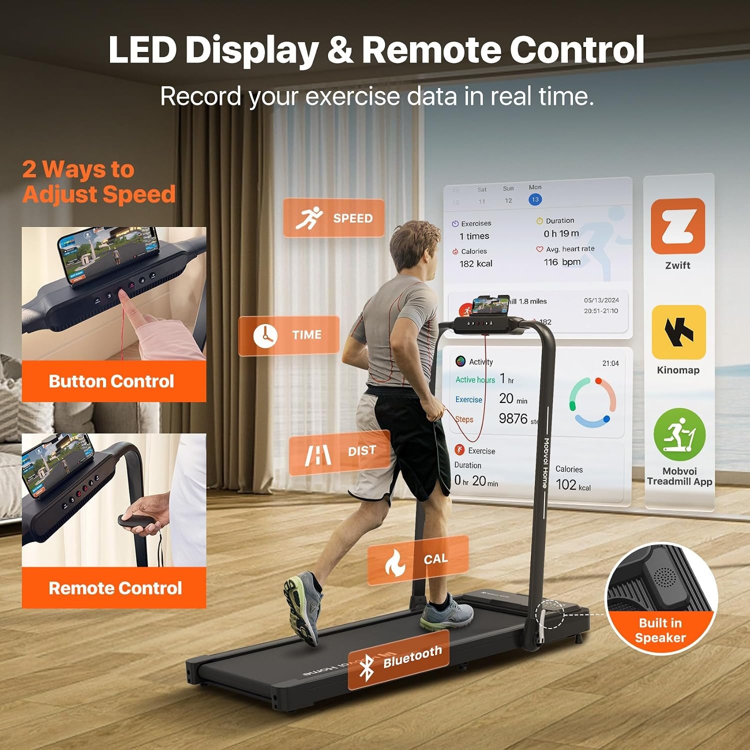 Tapis de course pliable 12 km/h - Jusqu'à -35% sur nos modèles outlet
