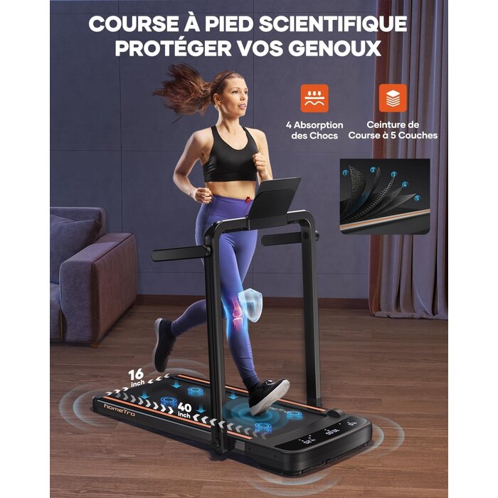 Tapis de course pliable compact - Jusqu'à 35% de remise