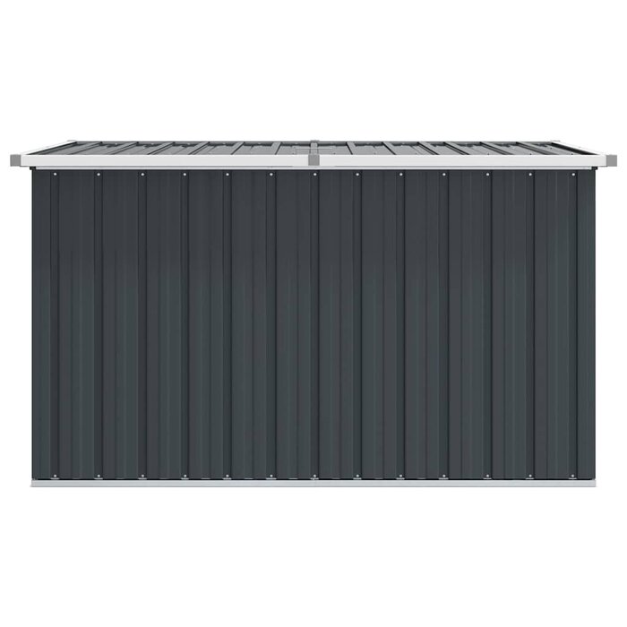 Coffre de jardin en acier galvanisé anthracite - Jusqu'à -33%