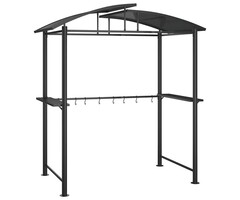 Vidaxl Abri pour barbecue 210x114x230 cm - Anthracite - Jusqu'à -35%
