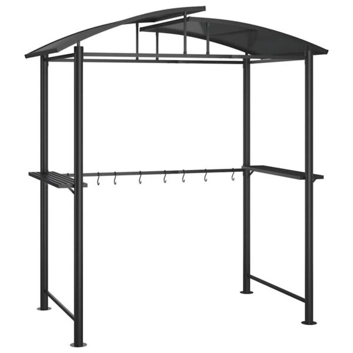 Abri pour barbecue 210x114x230 cm - Anthracite - Jusqu'à -35%