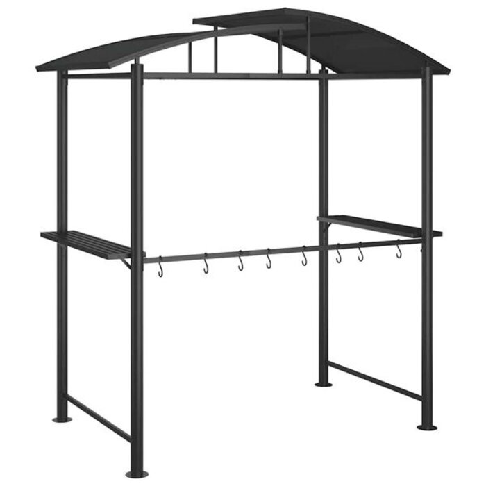 Abri pour barbecue 210x114x230 cm - Anthracite - Jusqu'à -35%