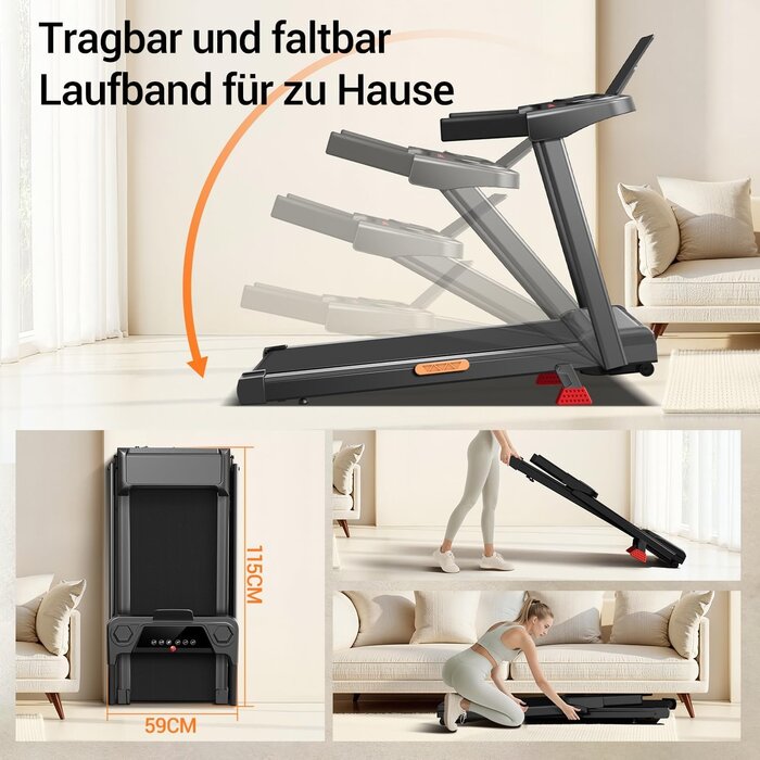 Tapis de course pliable compact - Jusqu'à 70% de réduction