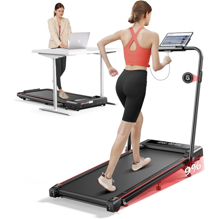 Tapis de course 4-en-1 pliable - Jusqu'à -35% sur votre équipement fitness