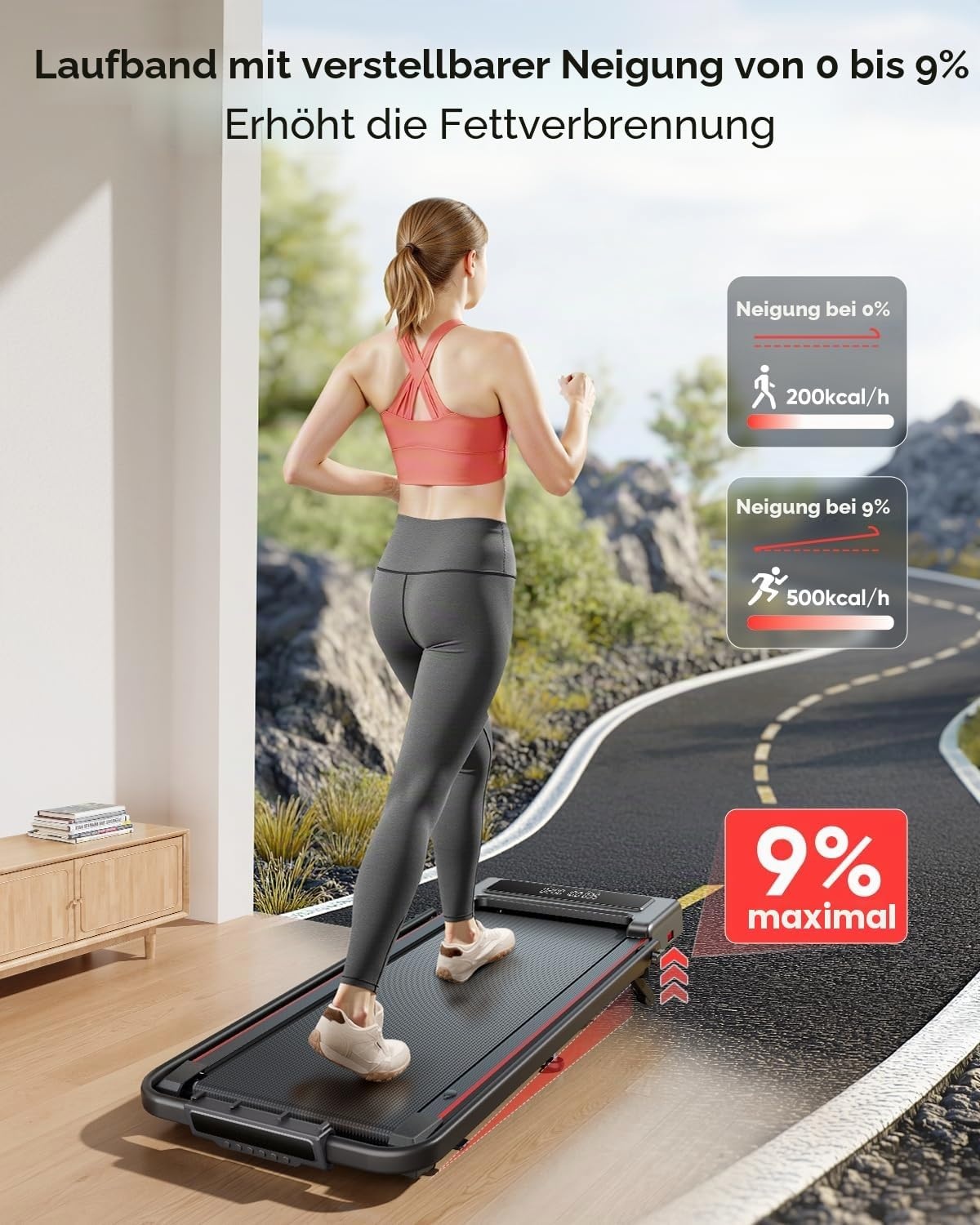 Tapis de course 4-en-1 pliable - Jusqu'à -35% sur votre équipement fitness
