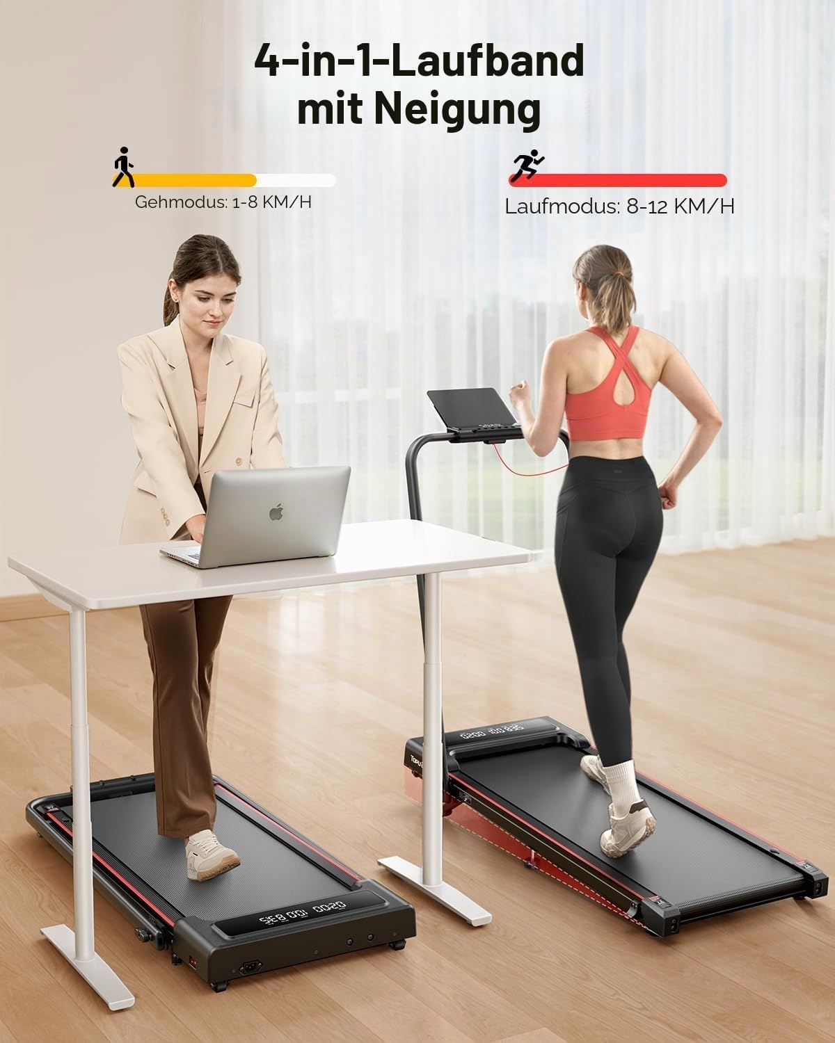 Tapis de course 4-en-1 pliable - Jusqu'à -35% sur votre équipement fitness