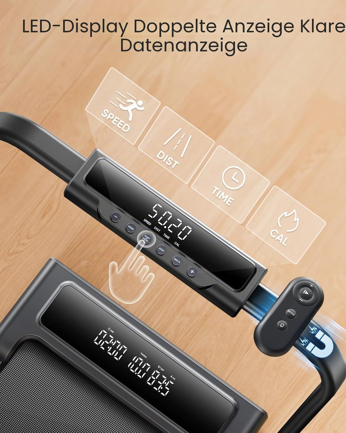 Tapis de course 4-en-1 pliable - Jusqu'à -35% sur votre équipement fitness
