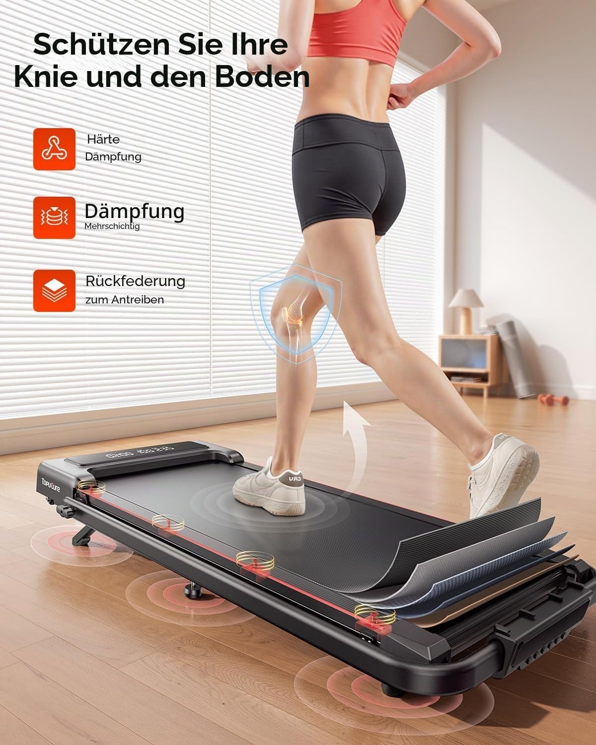 Tapis de course 4-en-1 pliable - Jusqu'à -35% sur votre équipement fitness
