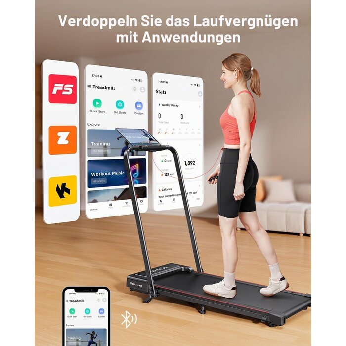 Tapis de course 4-en-1 pliable - Jusqu'à -35% sur votre équipement fitness