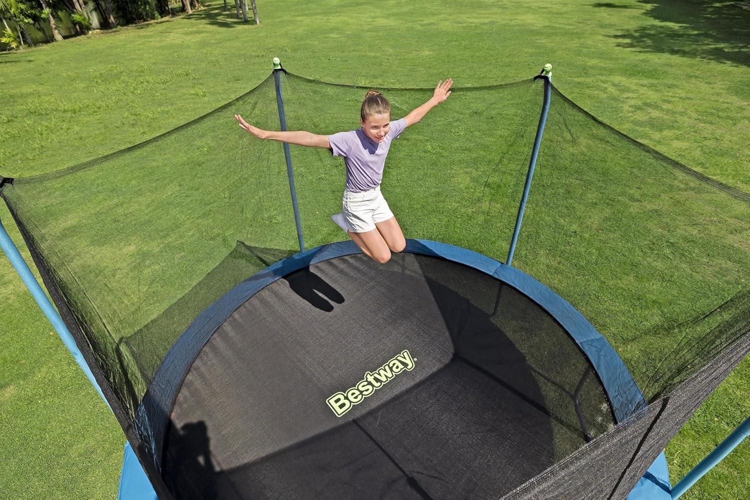 Trampoline d'extérieur 3,66 m - Acier renforcé - Jusqu'à 30% de remise