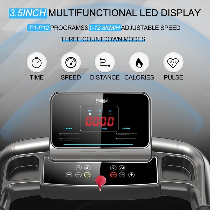 Tapis de course électrique pliable 14 km/h - Jusqu'à -35% de remise