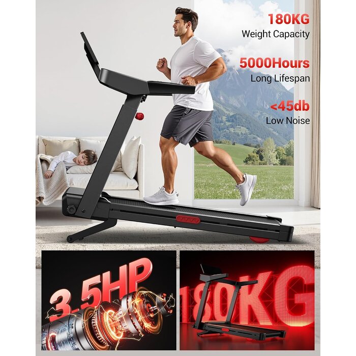 Tapis de course pliable 14 km/h jusqu'à 35% de réduction