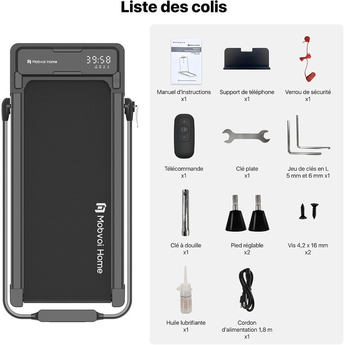 Tapis de course pliable 2,5 CV - Jusqu'à -35% sur le modèle outlet