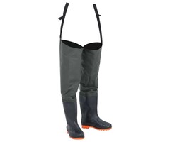 Vidaxl Waders de pêche pointure 45 - Vert - Jusqu'à 32% de remise