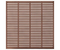 Vidaxl Panneau de clôture persienne 180x180 cm - Bois composite - Jusqu'à -41%
