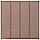 Panneau de clôture persienne 180x180 cm - Jusqu'à -35% sur nos stocks