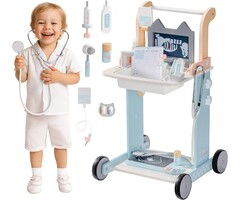 Chariot de docteur en bois pour enfants - Jusqu'à 29% de réduction