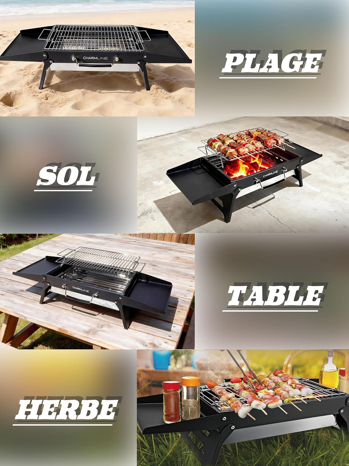 Barbecue charbon pliable et portable - Jusqu'à -33% sur votre grill