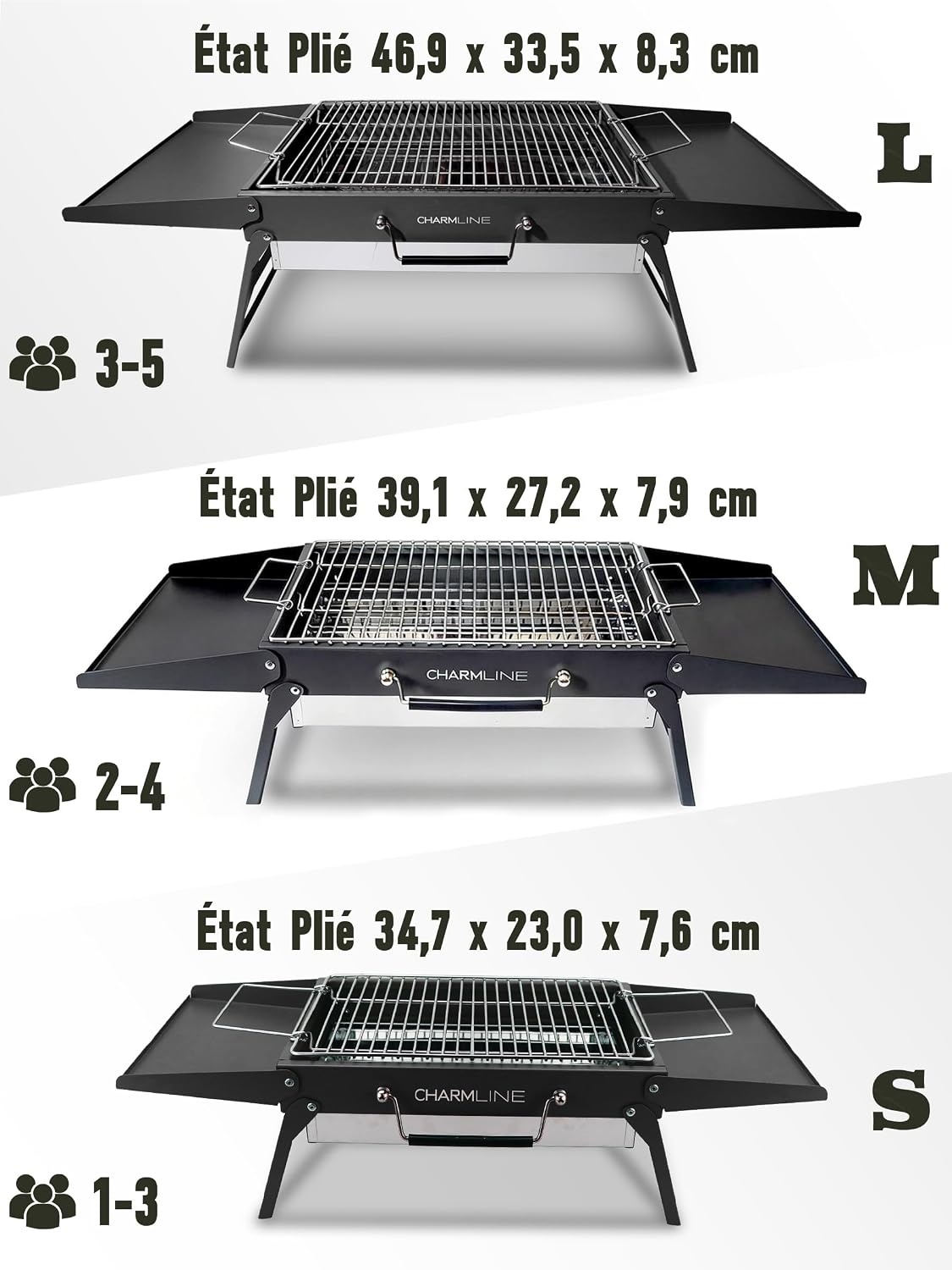 Barbecue charbon pliable et portable - Jusqu'à -33% sur votre grill