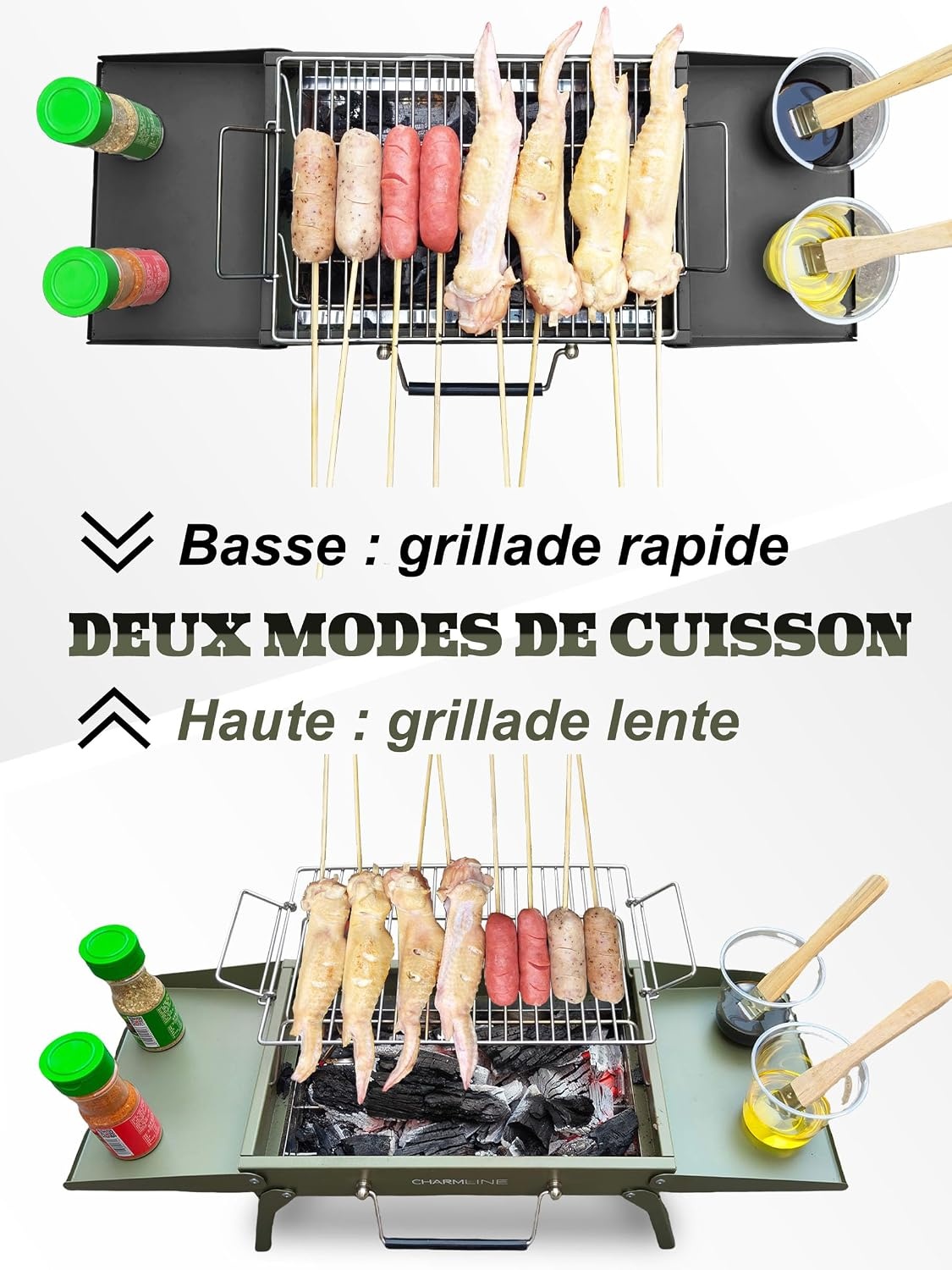 Barbecue charbon pliable et portable - Jusqu'à -33% sur votre grill