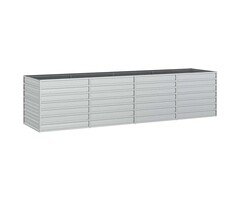 Vidaxl Bac à fleurs surélevé 320x80x77 cm en acier galvanisé - Jusqu'à -41%