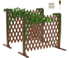Lot de 2 clôtures en bois extensibles - 160x70 cm - Jusqu'à -40%