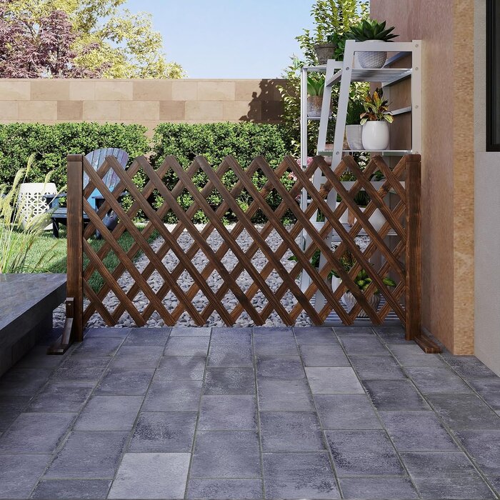 Lot de 2 clôtures extensibles en bois 160x70cm - Jusqu'à -34%