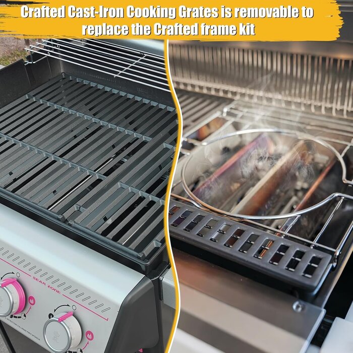 Grille de cuisson en fonte pour barbecue - Jusqu'à 33% de remise