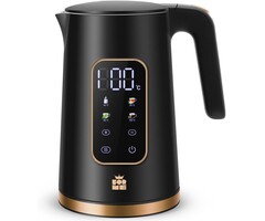 Bouilloire électrique 1,7L - 2200W - Température réglable - Jusqu'à -37%