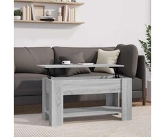 Vidaxl Table basse avec plateau relevable chêne Sonoma gris - Jusqu'à -35%