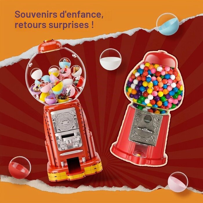 Distributeur de chewing-gums à construire rétro : jusqu'à 34 % de réduction
