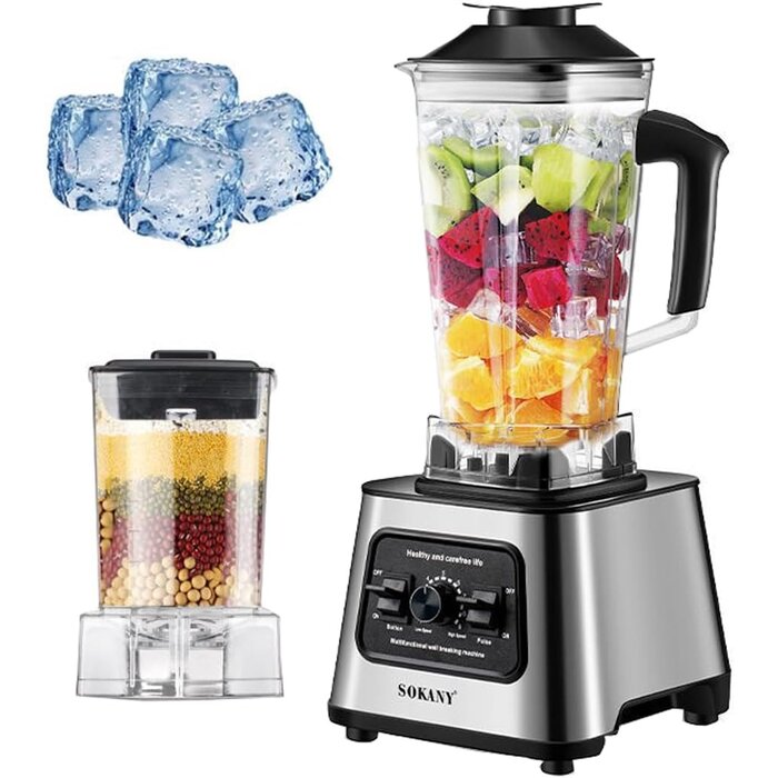 Blender 2-en-1 6000W 2,5L - 15 Vitesses - Jusqu'à 34% de réduction