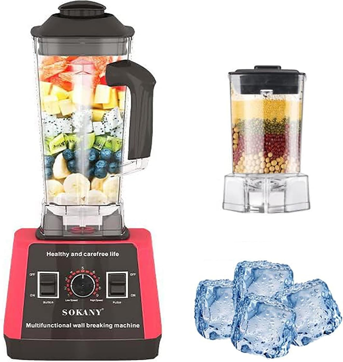 Blender 2-en-1 6000W 2,5L - 15 Vitesses - Jusqu'à 34% de réduction