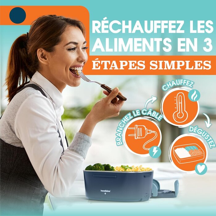 Lunchbox électrique 1,5L pour voiture et bureau - Jusqu'à 32% de remise