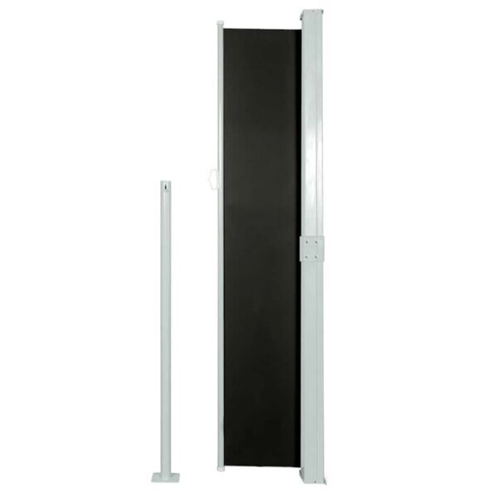 Pare-vue latéral rétractable 160x300 cm noir - Jusqu'à 34% de remise