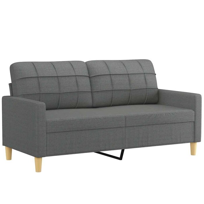 Canapé 2 places 140 cm gris foncé - Jusqu'à -55% sur l'outlet