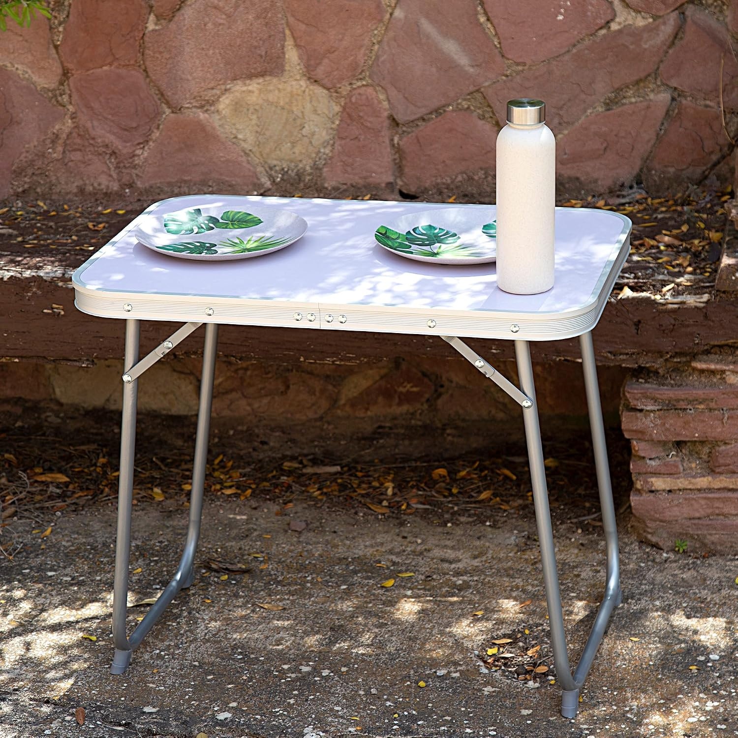 Table de camping pliable 60x40cm - Mauve - Jusqu'à -33%