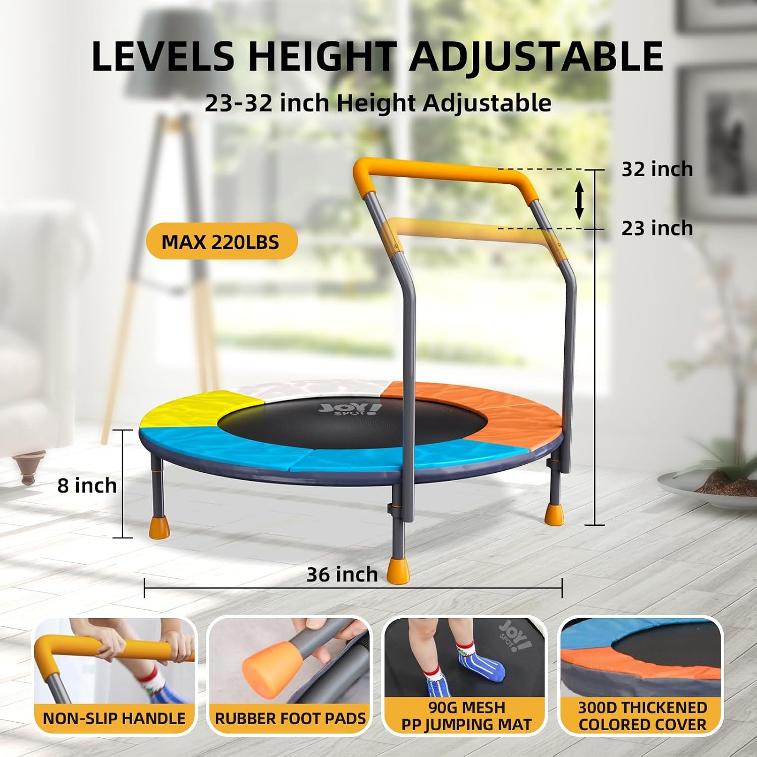 Mini trampoline pour enfants - pliable - jusqu'à 34% de remise