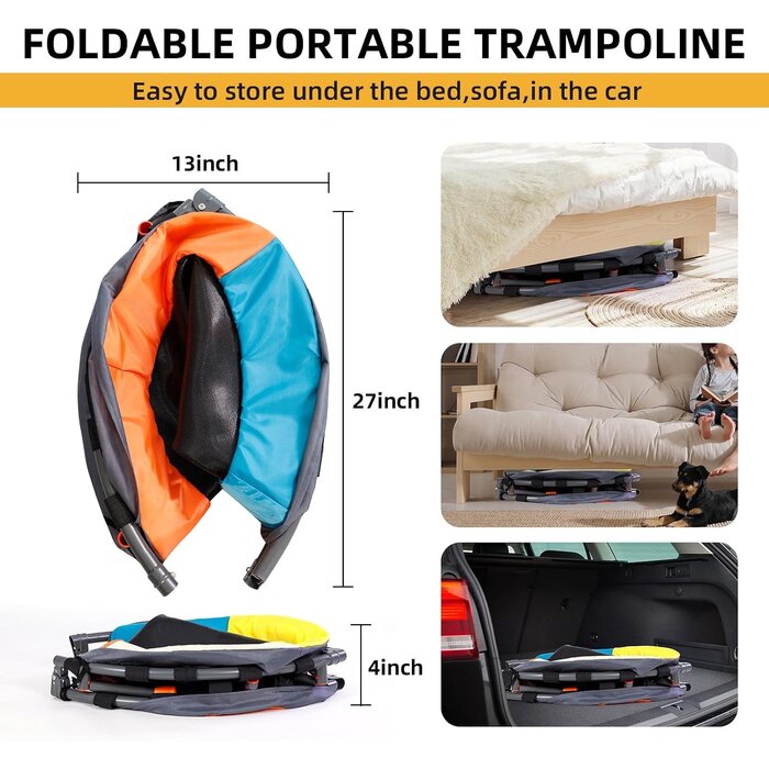 Mini trampoline pour enfants - pliable - jusqu'à 34% de remise