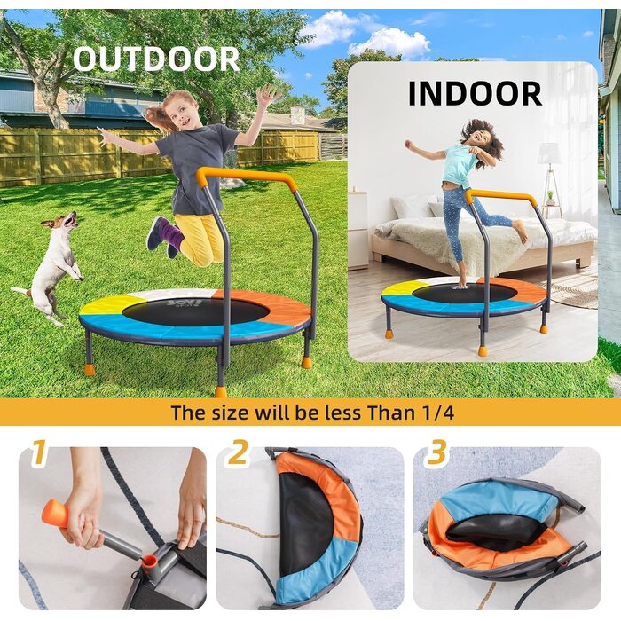 Mini trampoline pour enfants - pliable - jusqu'à 34% de remise