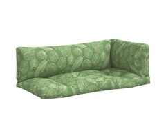 Vidaxl Set de 3 coussins pour palette motif feuilles - Jusqu'à -34%