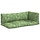 Set de 3 coussins pour palette motif feuilles - Jusqu'à -34%