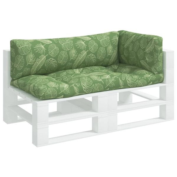 Set de 3 coussins pour palette motif feuilles - Jusqu'à -34%