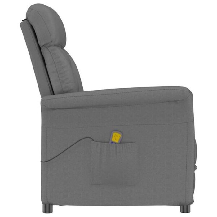 Fauteuil massant gris foncé inclinable - Jusqu'à 35% de remise