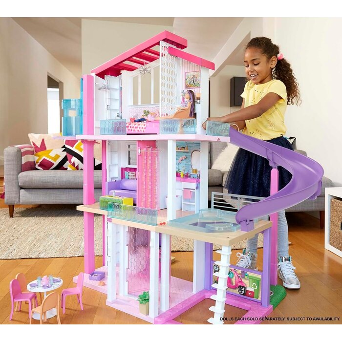 Grande Maison de Poupée avec Piscine et 70 Accessoires - Jusqu'à -35%