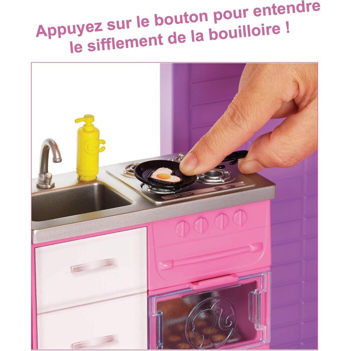 Grande Maison de Poupée avec Piscine et 70 Accessoires - Jusqu'à -35%