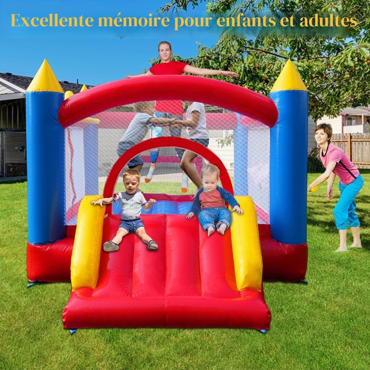 Château gonflable avec toboggan - 365cm - Jusqu'à 35% de réduction