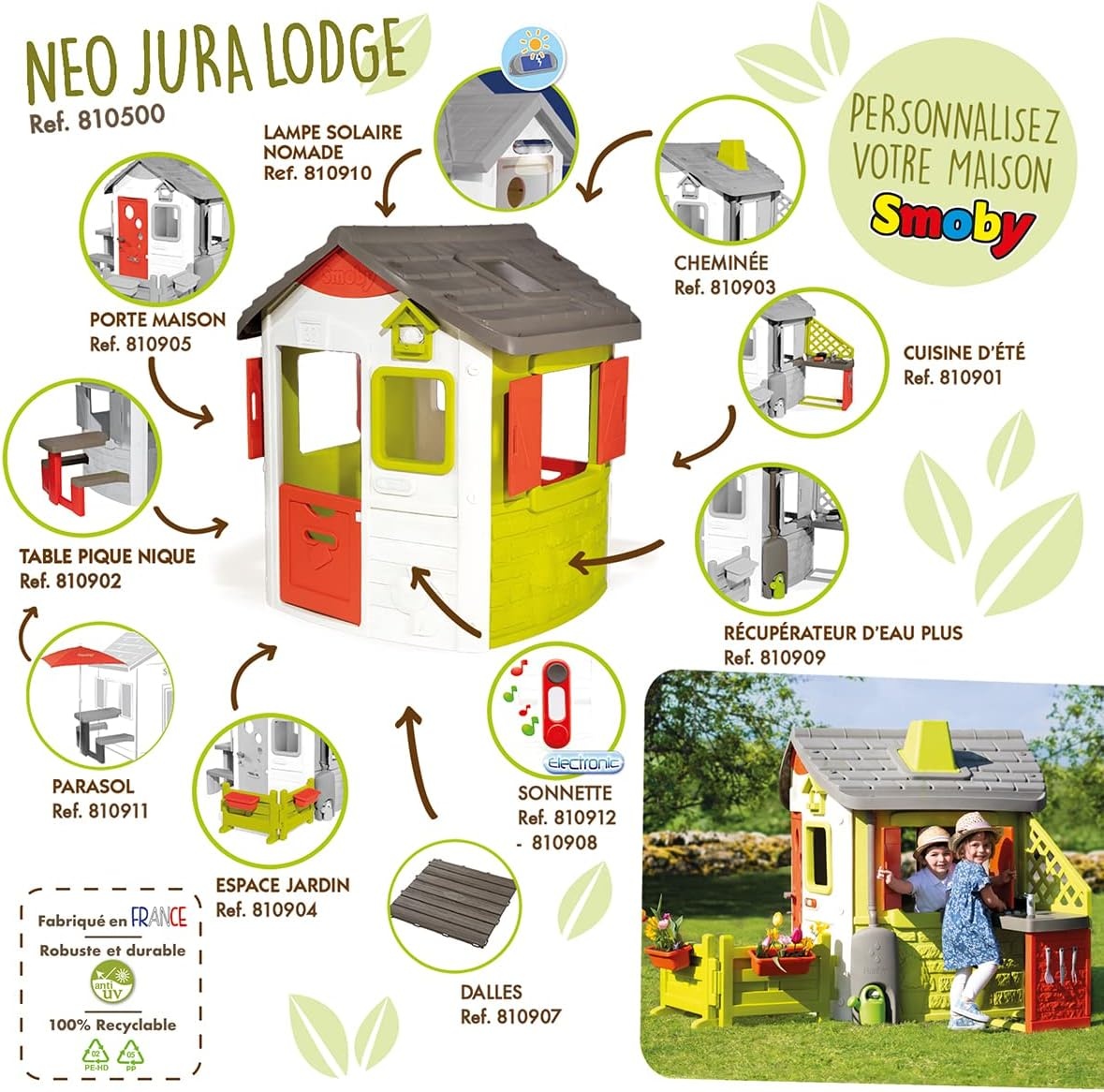 Maison de jeu pour enfants Neo Jura Lodge - Jusqu'à -35% sur le prix neuf