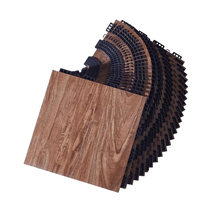 Piste de danse modulable 52 dalles aspect chêne - Jusqu'à 35% de remise
