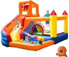 Château gonflable avec toboggan - Jusqu'à 39% de remise